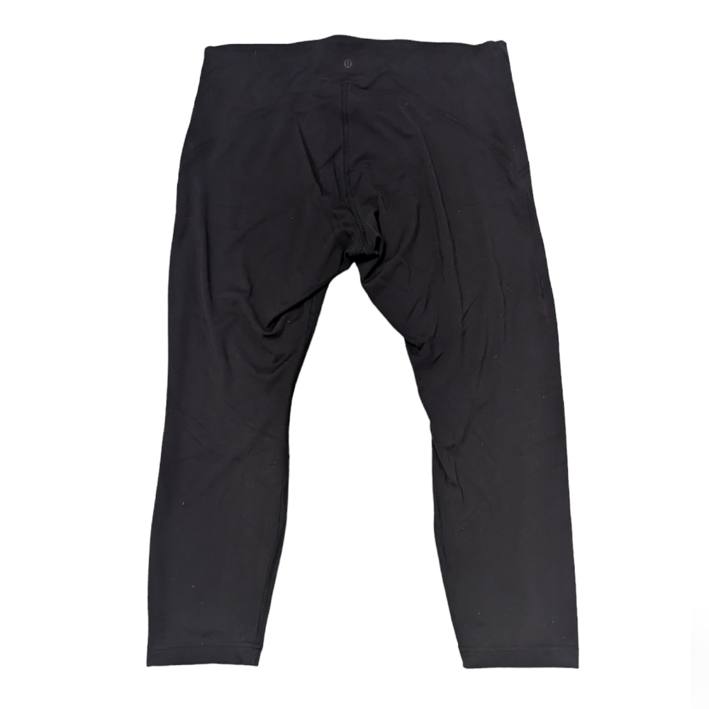 Lululemon Instill HR Tight Solid Black 25" Crop Leggings Plus Size 18